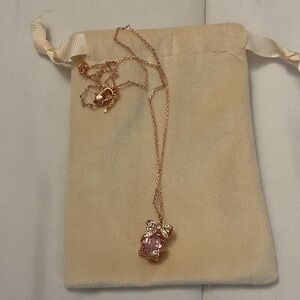 Pink Gemstone Pendant Necklace